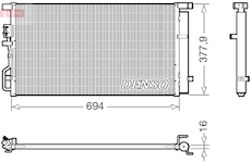 Kondenzátor, klimatizace DENSO DCN41019