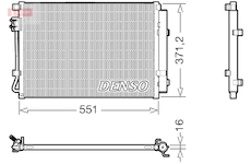 Kondenzátor, klimatizace DENSO DCN41022