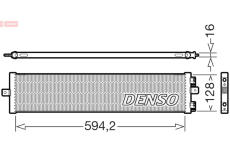 Kondenzátor, klimatizace DENSO DCN41028