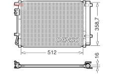 Kondenzátor klimatizácie DENSO DCN41031