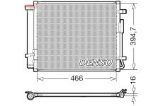 Kondenzátor, klimatizace DENSO DCN41032