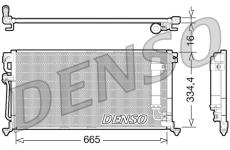 Kondenzátor, klimatizace DENSO DCN45003