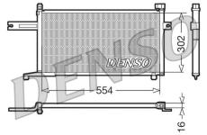 Kondenzátor, klimatizace DENSO DCN46005