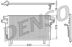 Kondenzátor, klimatizace DENSO DCN46016