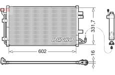 Kondenzátor, klimatizace DENSO DCN46035