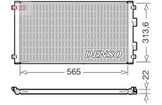 Kondenzátor, klimatizace DENSO DCN46039