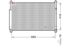 Kondenzátor, klimatizace DENSO DCN47006