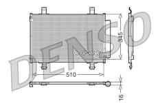 Kondenzátor, klimatizace DENSO DCN47010