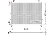 Kondenzátor, klimatizace DENSO DCN47012