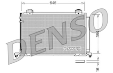 Kondenzátor, klimatizace DENSO DCN50026