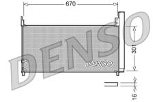 Kondenzátor, klimatizace DENSO DCN50037