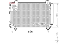 Kondenzátor, klimatizace DENSO DCN50044