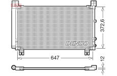 Kondenzátor, klimatizace DENSO DCN50053