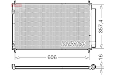 Kondenzátor, klimatizace DENSO DCN50058