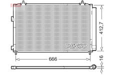 Kondenzátor, klimatizace DENSO DCN50059