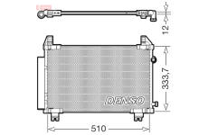 Kondenzátor klimatizácie DENSO DCN50062