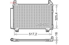 Kondenzátor, klimatizace DENSO DCN50101