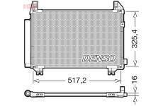 Kondenzátor, klimatizace DENSO DCN50107