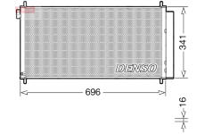 Kondenzátor, klimatizace DENSO DCN50121