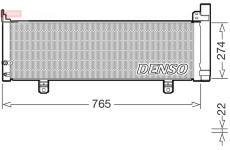 Kondenzátor, klimatizace DENSO DCN50129