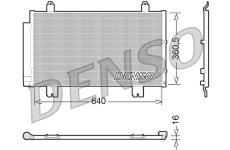 Kondenzátor, klimatizace DENSO DCN51005