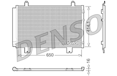 Kondenzátor, klimatizace DENSO DCN51009