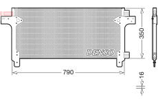 Kondenzátor, klimatizace DENSO DCN99063