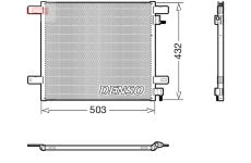 Kondenzátor, klimatizace DENSO DCN99076