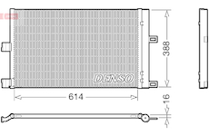 Kondenzátor klimatizácie DENSO DCN99080