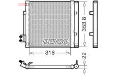 Kondenzátor, klimatizace DENSO DCN99082