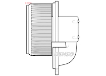 vnitřní ventilátor DENSO DEA09022