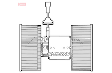 vnitřní ventilátor DENSO DEA12001
