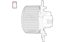 vnitřní ventilátor DENSO DEA12004