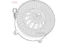 vnitřní ventilátor DENSO DEA17012