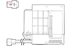 vnitřní ventilátor DENSO DEA17033