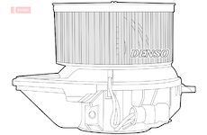 vnitřní ventilátor DENSO DEA23008