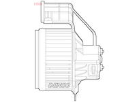 vnitřní ventilátor DENSO DEA23020