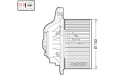 vnitřní ventilátor DENSO DEA41015