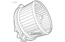 Vnútorný ventilátor DENSO DEA43001