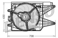 Větrák, chlazení motoru DENSO DER09049