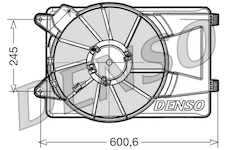 Větrák, chlazení motoru DENSO DER09305