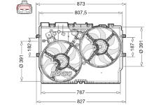 Větrák, chlazení motoru DENSO DER09311
