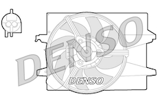 Větrák, chlazení motoru DENSO DER10004