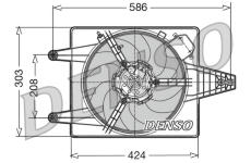 Ventilátor chladenia motora DENSO DER13010