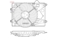 Větrák, chlazení motoru DENSO DER15003