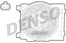 Větrák, chlazení motoru DENSO DER20015