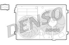 Větrák, chlazení motoru DENSO DER32012