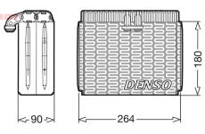 Výparník, klimatizace DENSO DEV01002