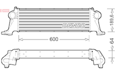 chladič turba DENSO DIT12004