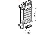 Chladič turba DENSO DIT50012